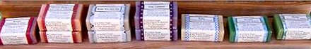 Soap legally labeled and ready for sale.